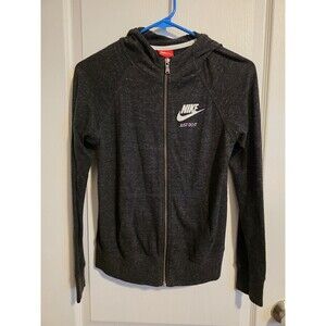 Nike Sportswear Gym Vintage charcoal mauled zip up Youth Large